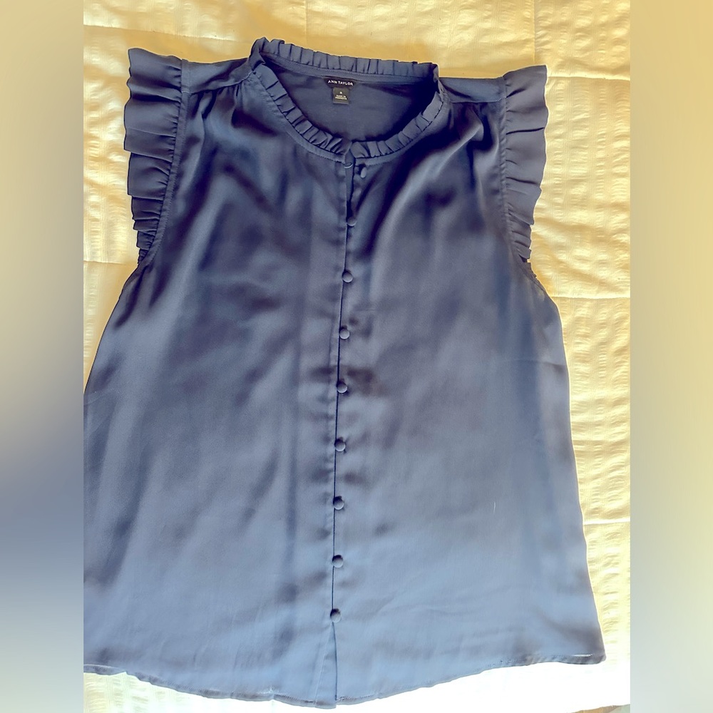 EUC Ann Taylor Sleeveless Blouse
